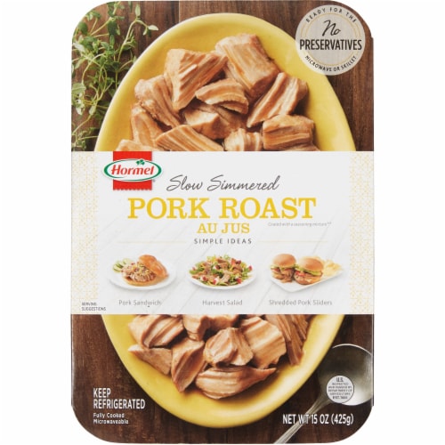 Hormel® Slow Simmered Pork Roast Au Jus Entree Perspective: front
