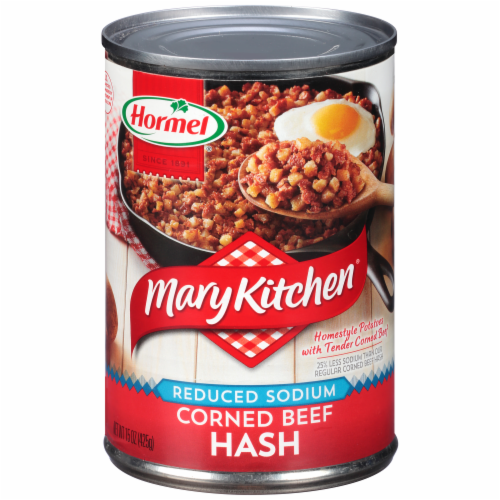 Hormel Mary Kitchen Reduced Sodium Corned Beef Hash Perspective: front