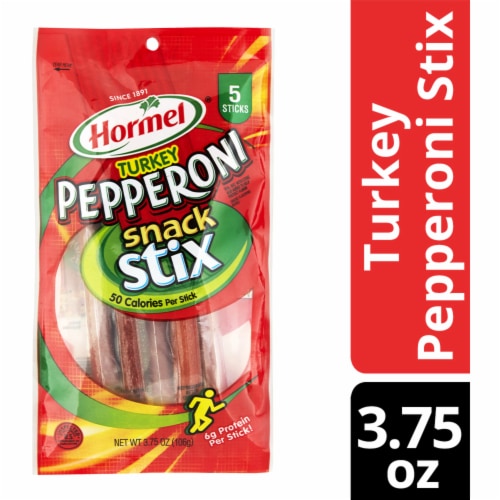 Hormel® Turkey Pepperoni Stix Perspective: front