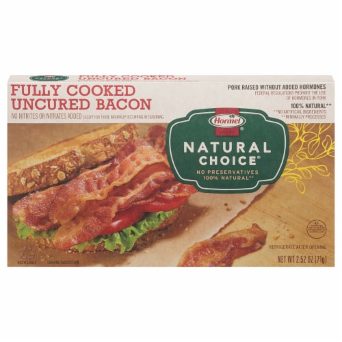 Hormel® Natural Choice® Fully Cooked Uncured Bacon