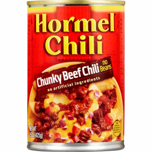 Hormel® Chili Chunky Beef Chili No Beans Perspective: front