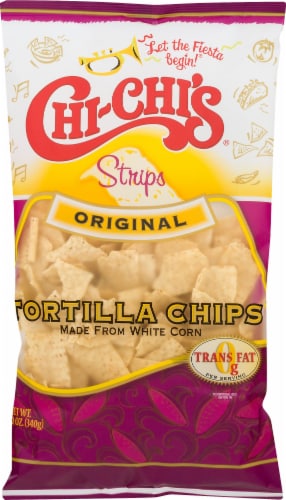Chi-Chi's Strips Original Tortilla Chips Perspective: front
