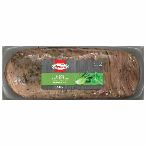 Hormel Always Tender Herb Dry Seasoned Pork Loin Filet Perspective: front