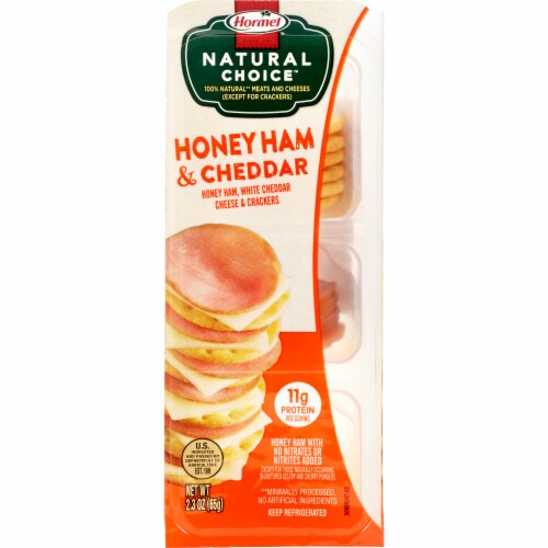 Hormel® Natural Choice™ Honey Ham & Cheddar Cheese Snack Pack Perspective: front
