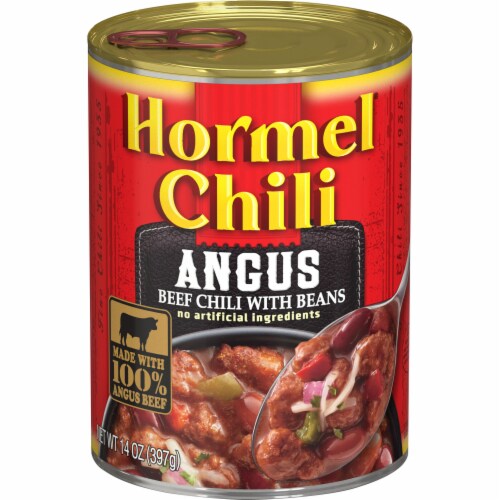 Hormel Angus Beef Chili with Beans Perspective: front