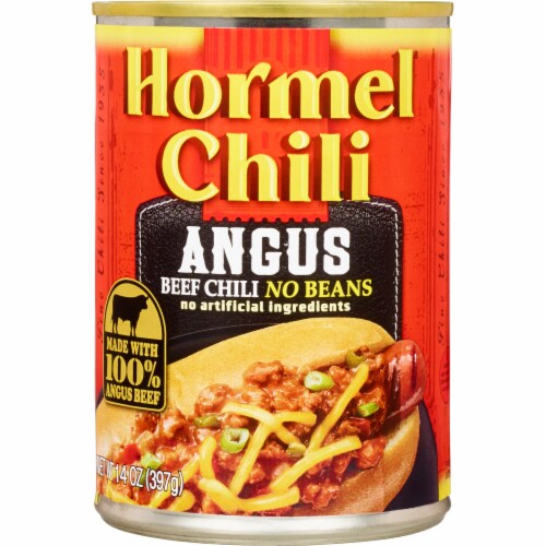 Hormel® Angus Beef Chili with No Beans Perspective: front