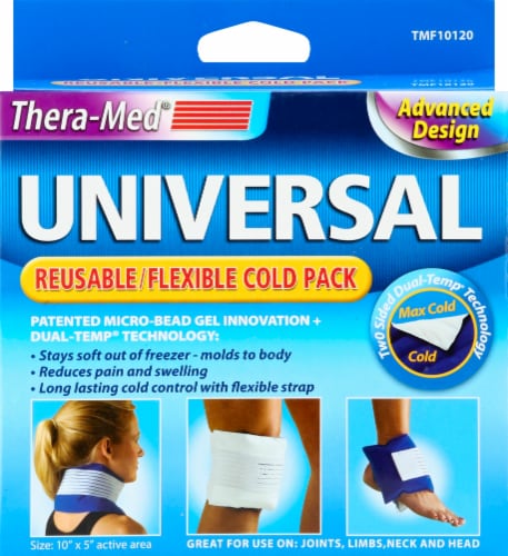 Thera-Med® Universal Reusable & Flexible Cold Pack Perspective: front