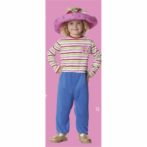 Costumes For All Occasions Pm4162Lg Strawberry Shrtck 4T 6T Perspective: front