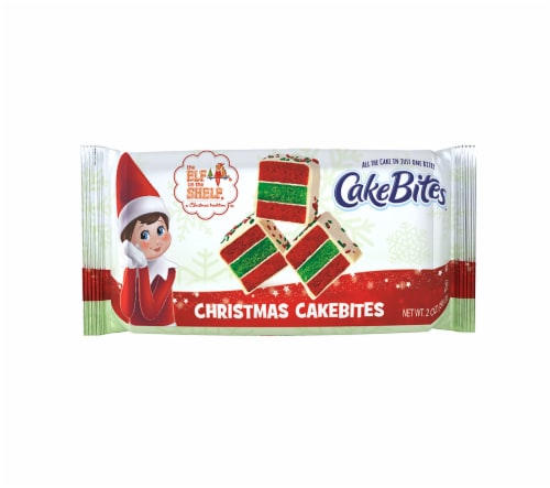 Cakebites® Elf on the Shelf Christmas Cakebites Perspective: front