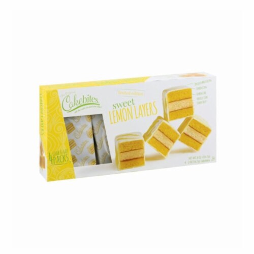 The Original Cakebites® Sweet Lemon Layer Cakebites Family Pack Perspective: front