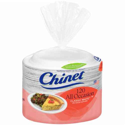 Chinet® All Occasion Classic White Plates, 120 ct - Fry's Food Stores