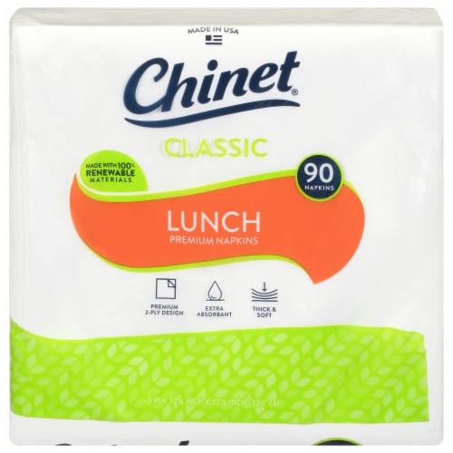 Chinet® Extra Absorbent Premium 100% Recycled Paper Napkins