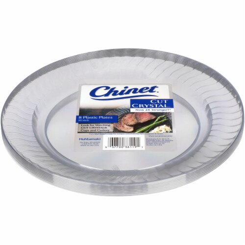 Chinet Cut Crystal 10-Inch Plates, 8 ct - Harris Teeter