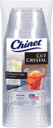 Chinet Cut Crystal 9 oz. Plastic Cups