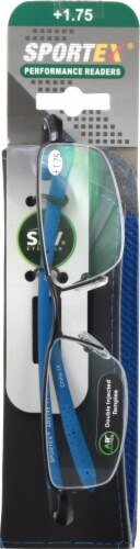 Sportex Performance Readers +1.75 Reading Glasses Perspective: front