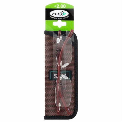 SAV® Eyewear Flex2® +2.00 Readers Perspective: front