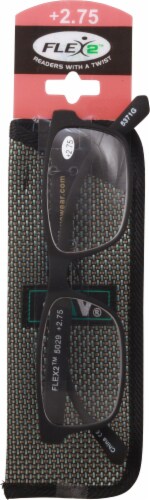 Flex 2 +2.75 Reading Glasses Perspective: front