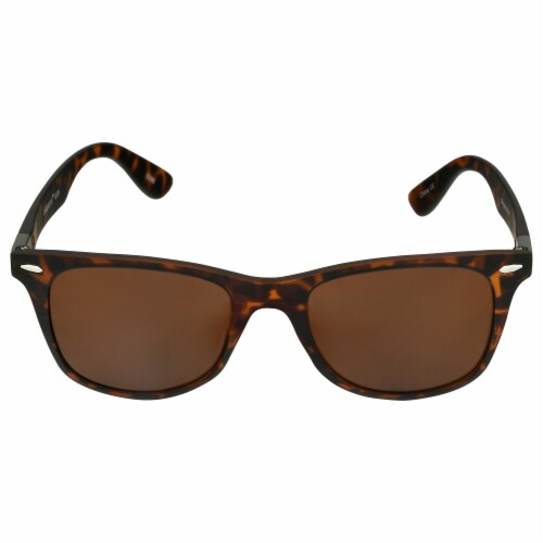 SAV Eyewear Club Paris™ Plastic Cheetah Print Wayfarer Sunglasses Perspective: front