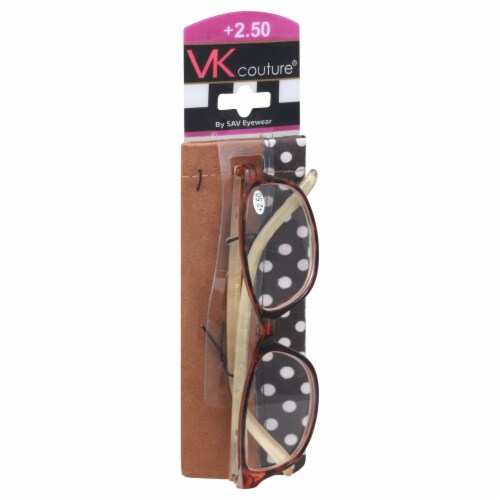 SAV Eyewear VK Couture® +2.50 Readers Perspective: front