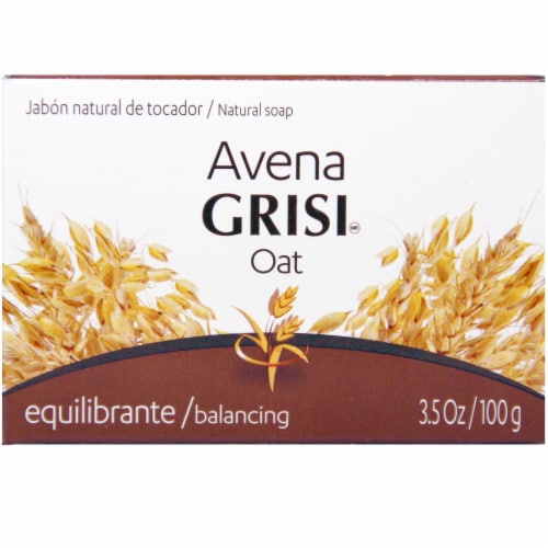 Grisi Natural Oat Balancing Bar Soap Perspective: front