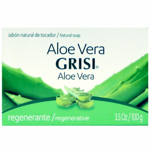 Grisi Natural Aloe Vera Savila Bar Soap Perspective: front