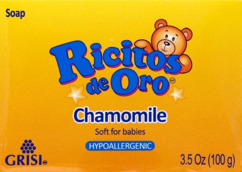 Ricitos de Oro Chamomile Soft for Babies Hypoallergenic Soap Perspective: front