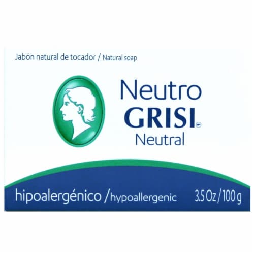 Grisi Neutral Hypoallergenic Bar Soap Perspective: front