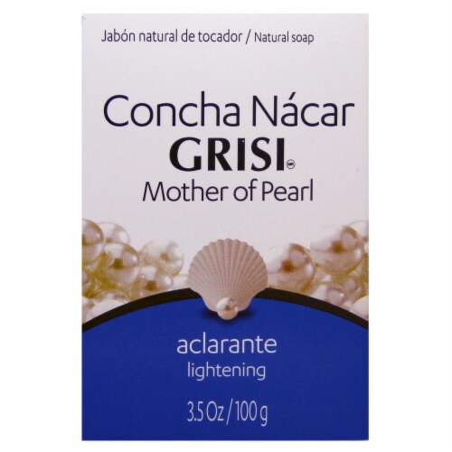 Grisi Natural Mother of Pearl With Concha Nacar Soap Perspective: front