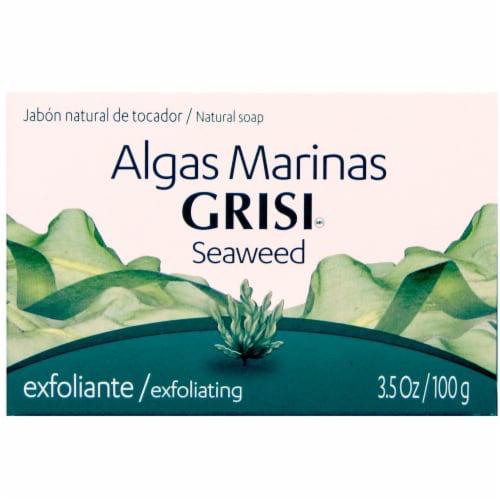 Grisi Seaweed Exfoliating Bar Soap Perspective: front
