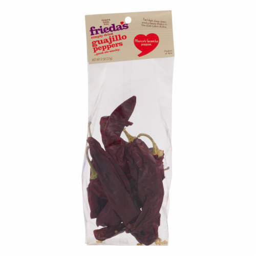 Frieda's™ Simply Dried Guajillo Peppers Perspective: front