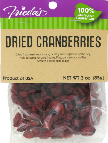 Frieda's Dried Cranberries Perspective: front