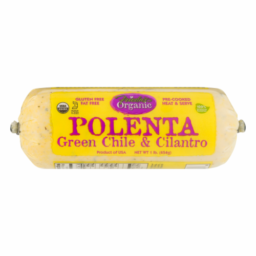 Frieda's Organic Green Chile & Cilantro Polenta Perspective: front