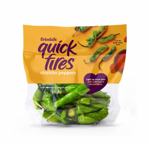 Frieda's Quick Fires™ Shishito Peppers Perspective: front