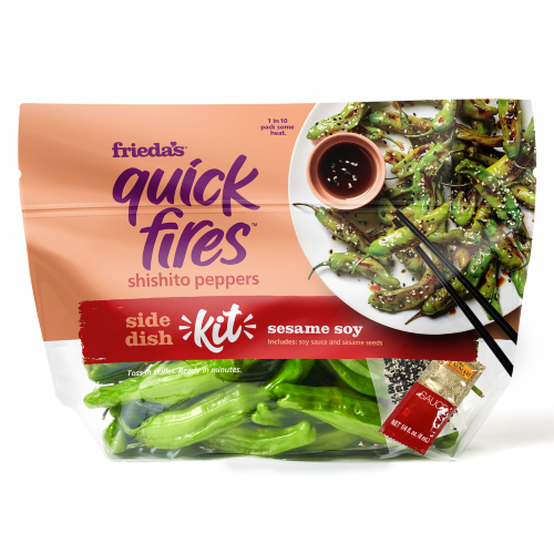 Frieda’s® Quickfires™ Shishito Peppers Sesame Soy Meal Kit Perspective: front