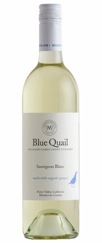 Blue Quail Sauvignon Blanc White Wine Perspective: front