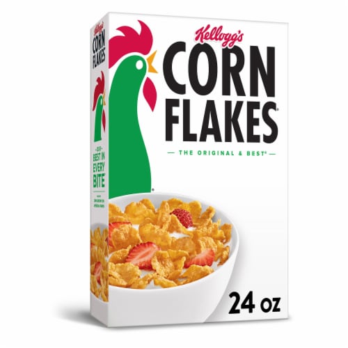 Kellogg's Corn Flakes Breakfast Cereal Original Perspective: front