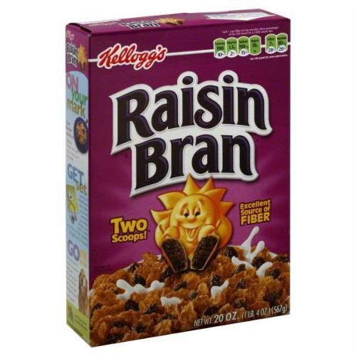 Kellogg's Raisin Bran Cereal Perspective: front