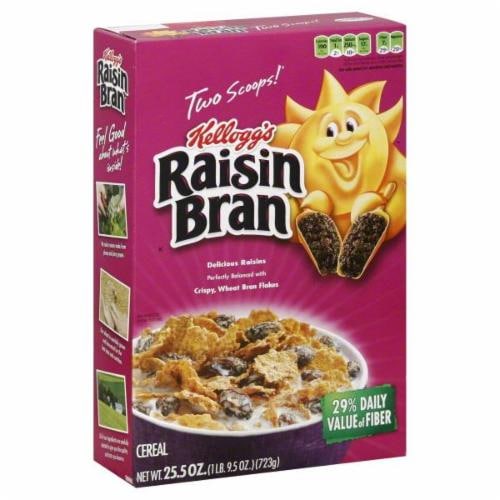 Kellogg's Raisin Bran Cereal Perspective: front
