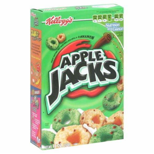 Apple Jacks Cereal Perspective: front