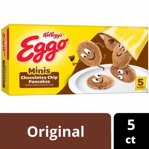Kellogg's® Eggo® Minis Chocolatey Chip Frozen Pancake Bites Perspective: front