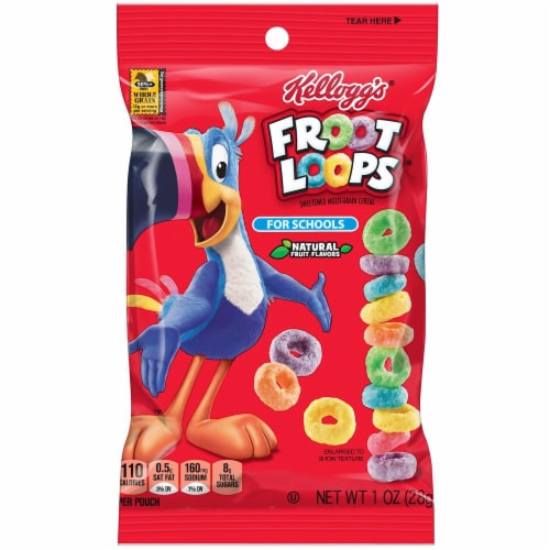 Kellogg's® Froot Loops For Schools Bag Cereal Perspective: front