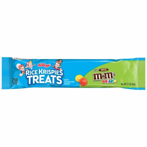 Kellogg's Rice Krispies Treats M&M's Minis Marshmallow Treat Bars Perspective: front