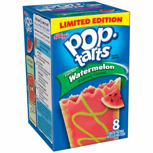 Pop-Tarts Limited Edition Frosted Watermelon Pastries Perspective: front
