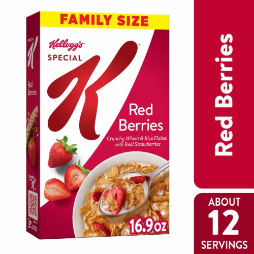 Kellogg's Corn Flakes Breakfast Cereal, Kids Cereal, Family Breakfast,  Giant Size, Original, 24oz Box (1 Box)