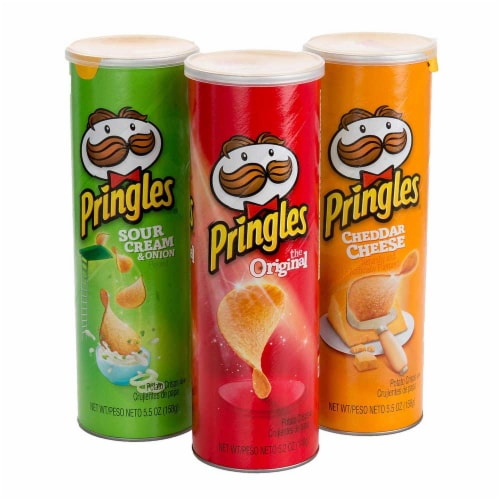 Pringles Crisps 3 Flavors 56ct Perspective: front