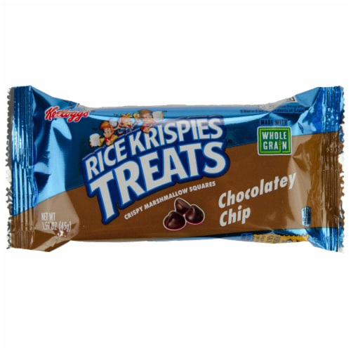 Kelloggs Rice Krispies Treats Squares Whole Grain Chocolate Chip, 1.59 ...