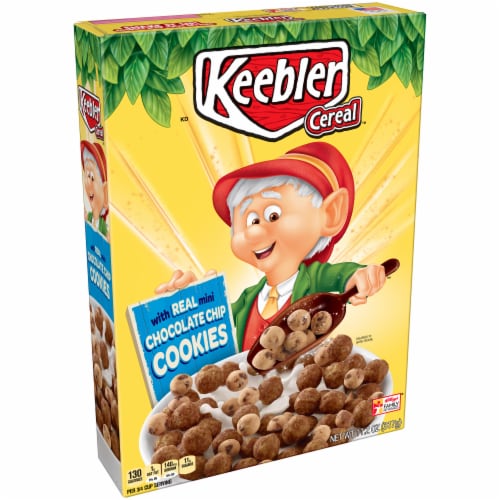 Keebler Chocolate Chip Cookie Cereal Perspective: front