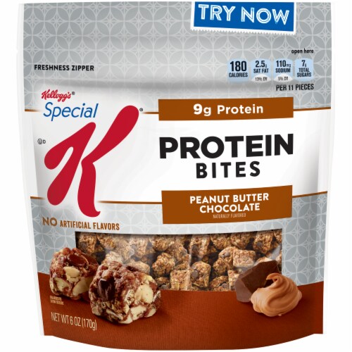 Special K® Peanut Butter Chocolate Protein Bites Perspective: front