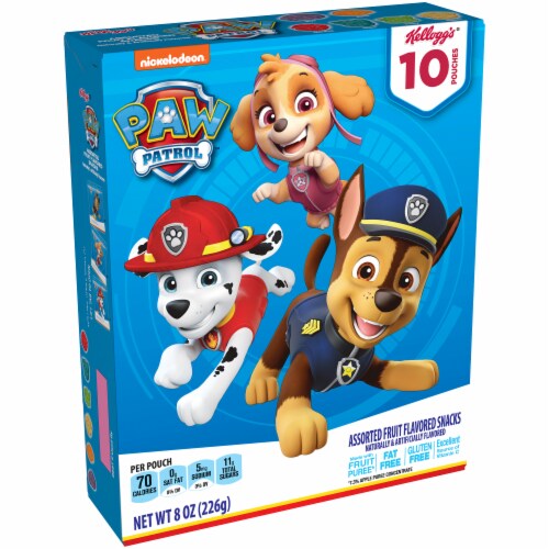 Kellogg's® Paw Patrol™ Fruit Flavored Snacks Perspective: front