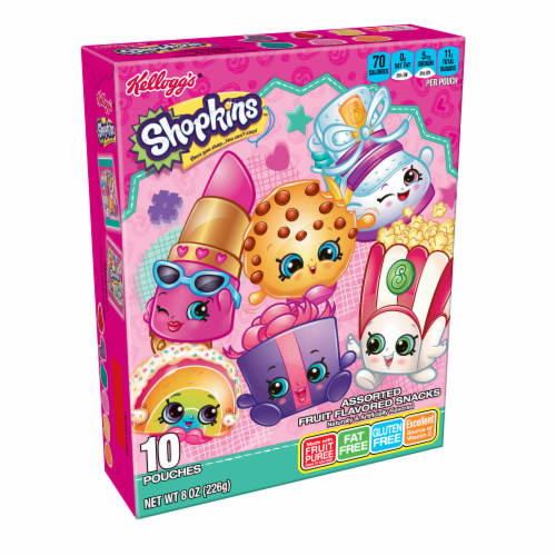 Kellogg's Shopkins Fruit Snacks Perspective: front